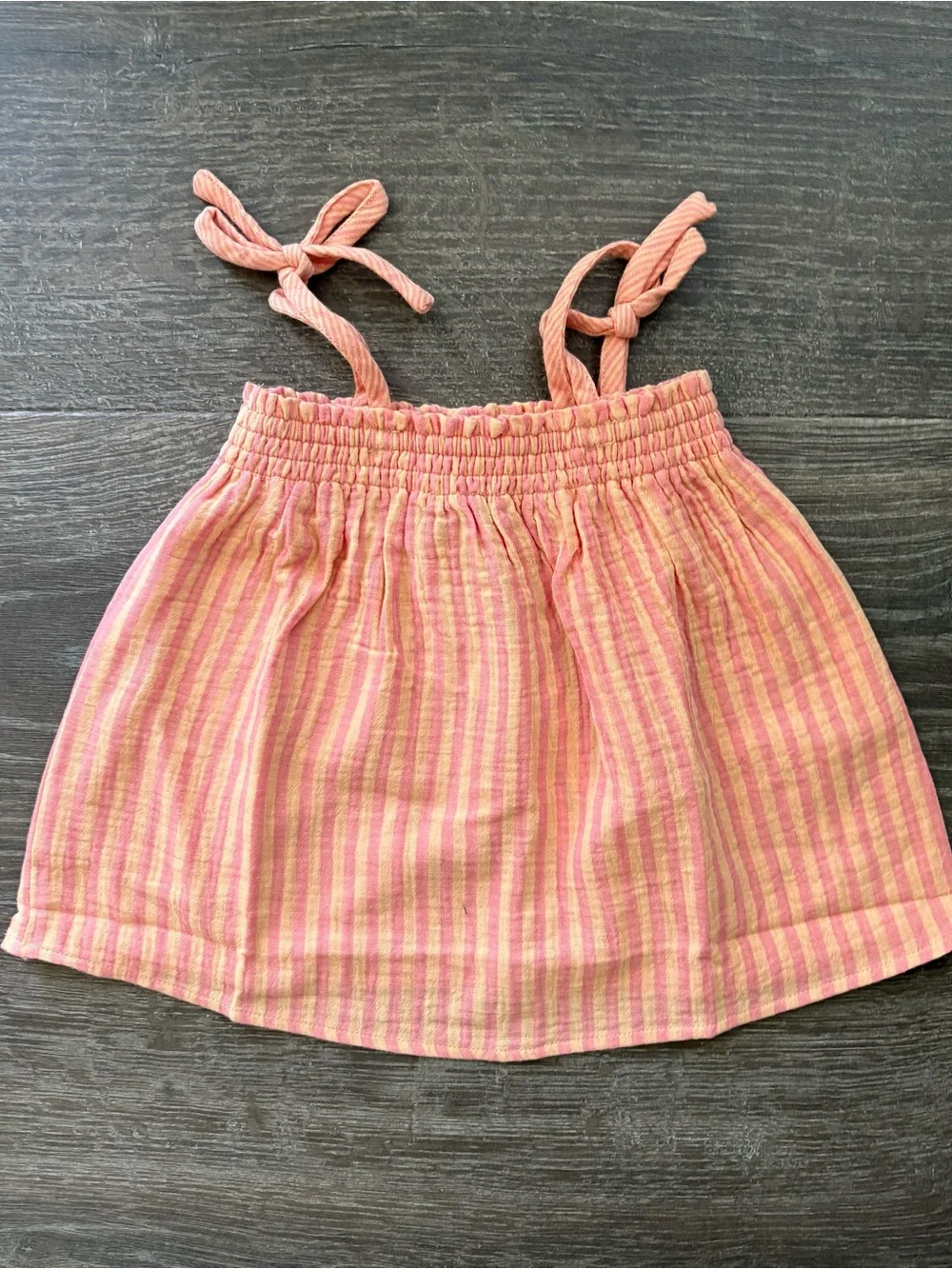Feather 4 Arrow Swing Top - Size 6/7 NEW Papaya Stripe